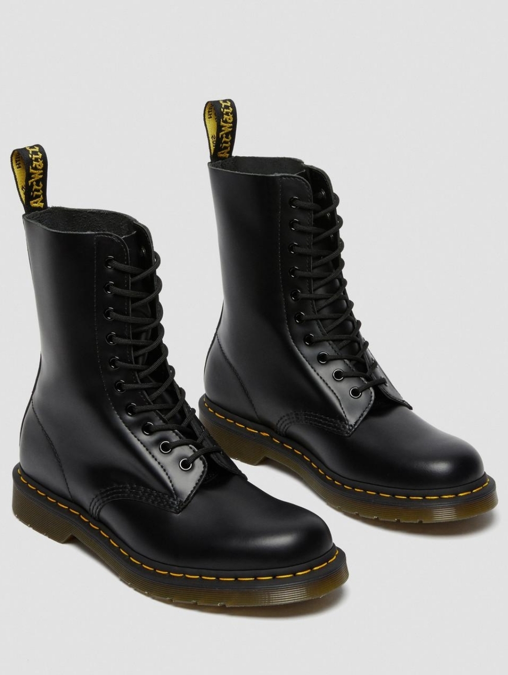 1490 Mid Calf Smooth Leather Boots